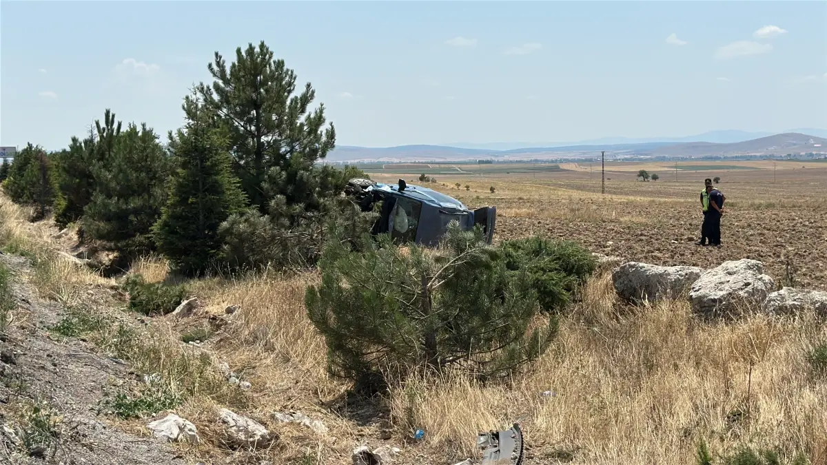 Kütahya’da Takla Atan Araçta 4 Yaralı