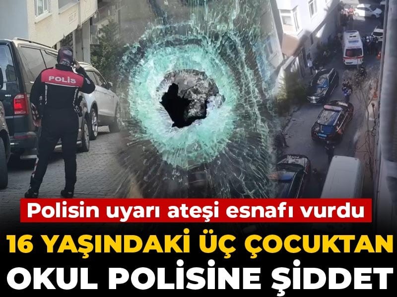Kağıthane’de Okul Polisi’ne Saldırı: Uyarı Ateşi Berberin Yaralanmasına Neden Oldu