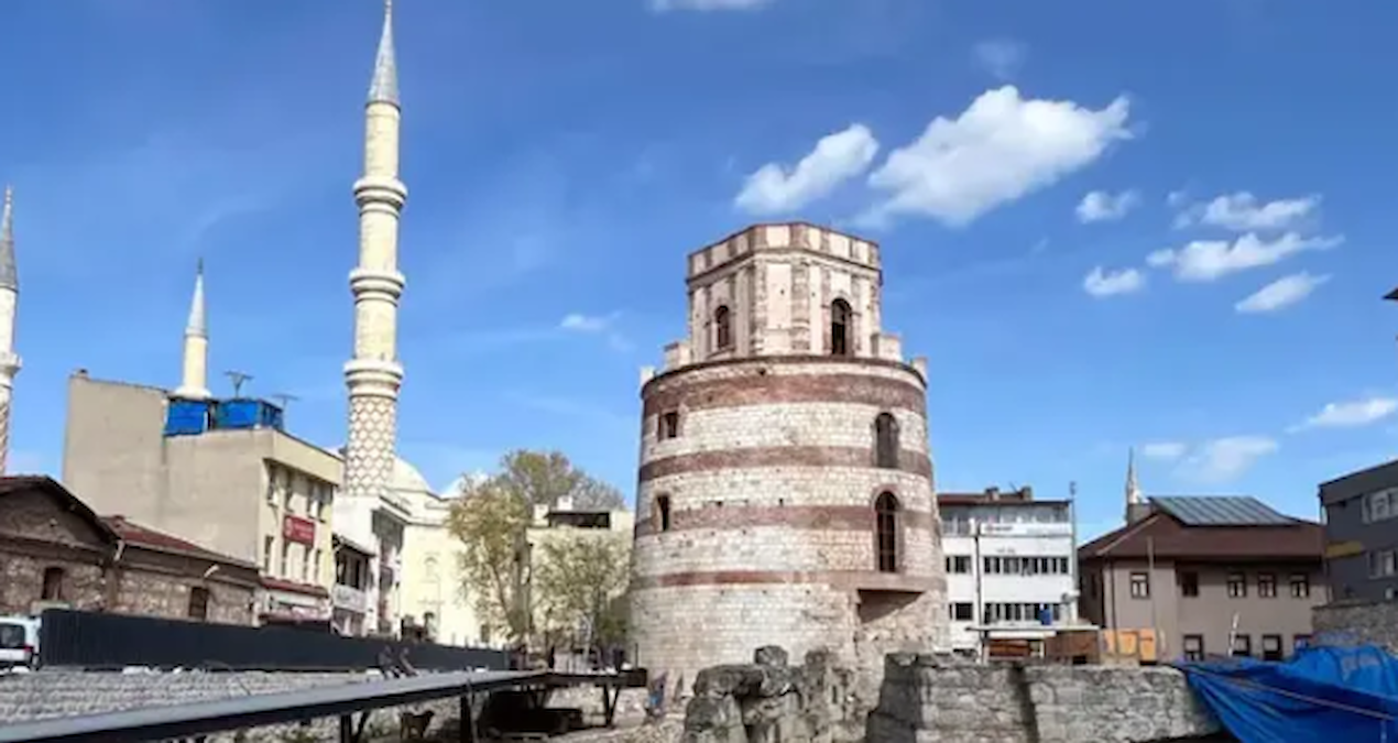 Edirne Makedon Kulesi’nde Restorasyon Süreci Tamamlanmak Üzere