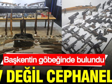 Ankara’da Evin İçinde Cephanelik Bulundu