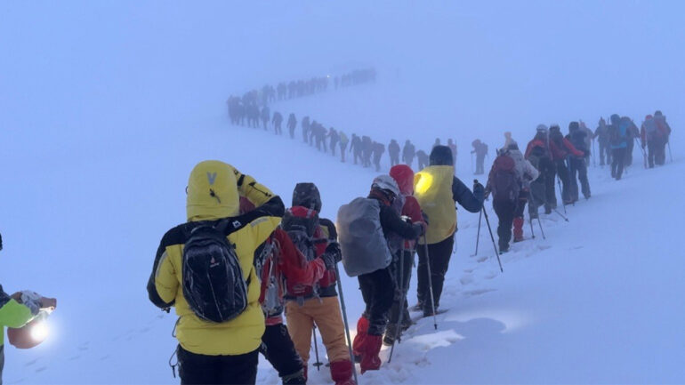 Erciyes Dağı’ndaki “19 Mayıs” Tırmanışı, Fırtına ve Tipi Nedeniyle İptal Edildi